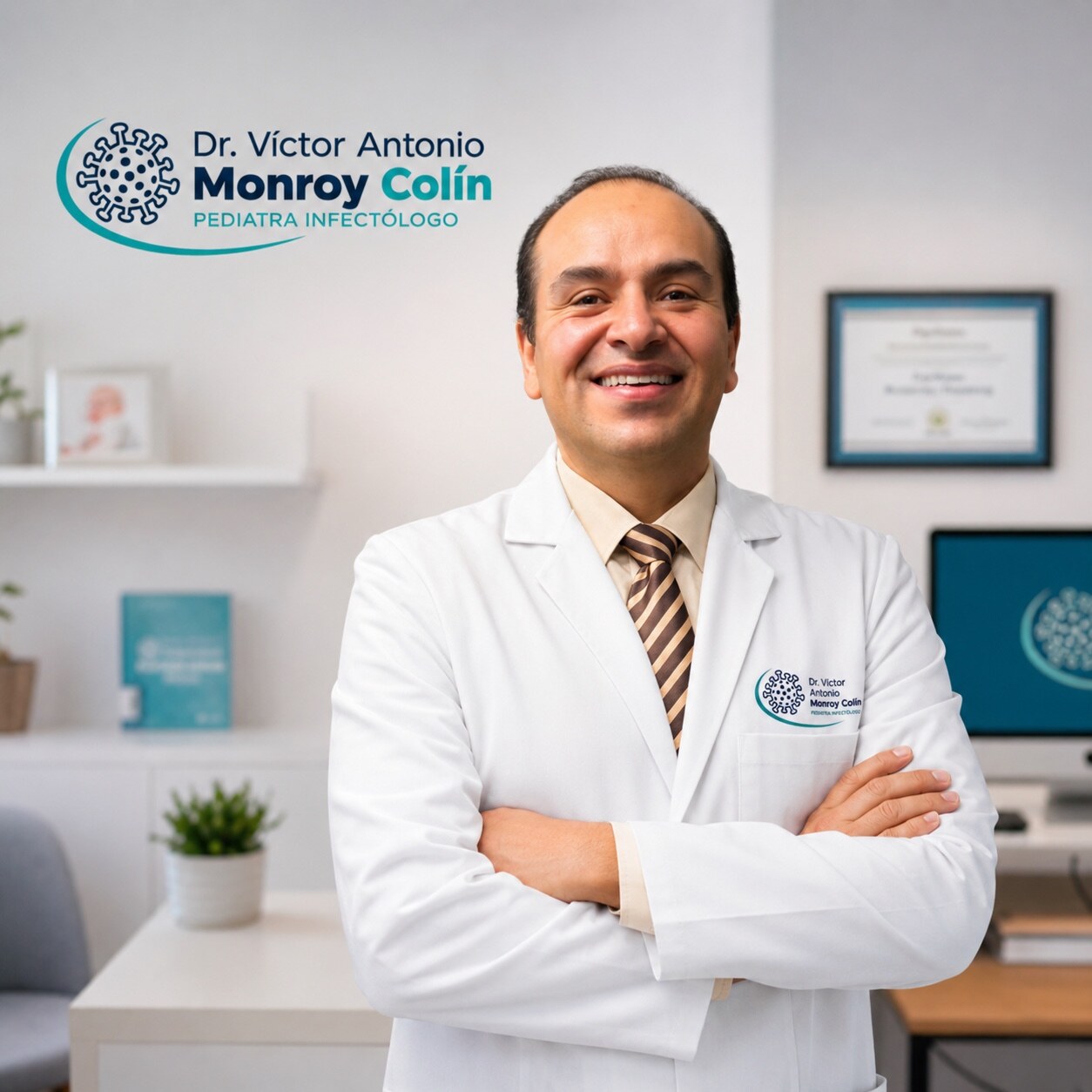 Dr. Víctor Antonio Monroy Colín, pediatra e infectólogo pediatra en Aguascalientes
